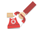 top navigation icon image for points of contact